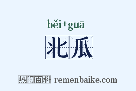 北瓜是什么意思的图片